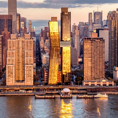 Building with a small lean similar to tower of pisa